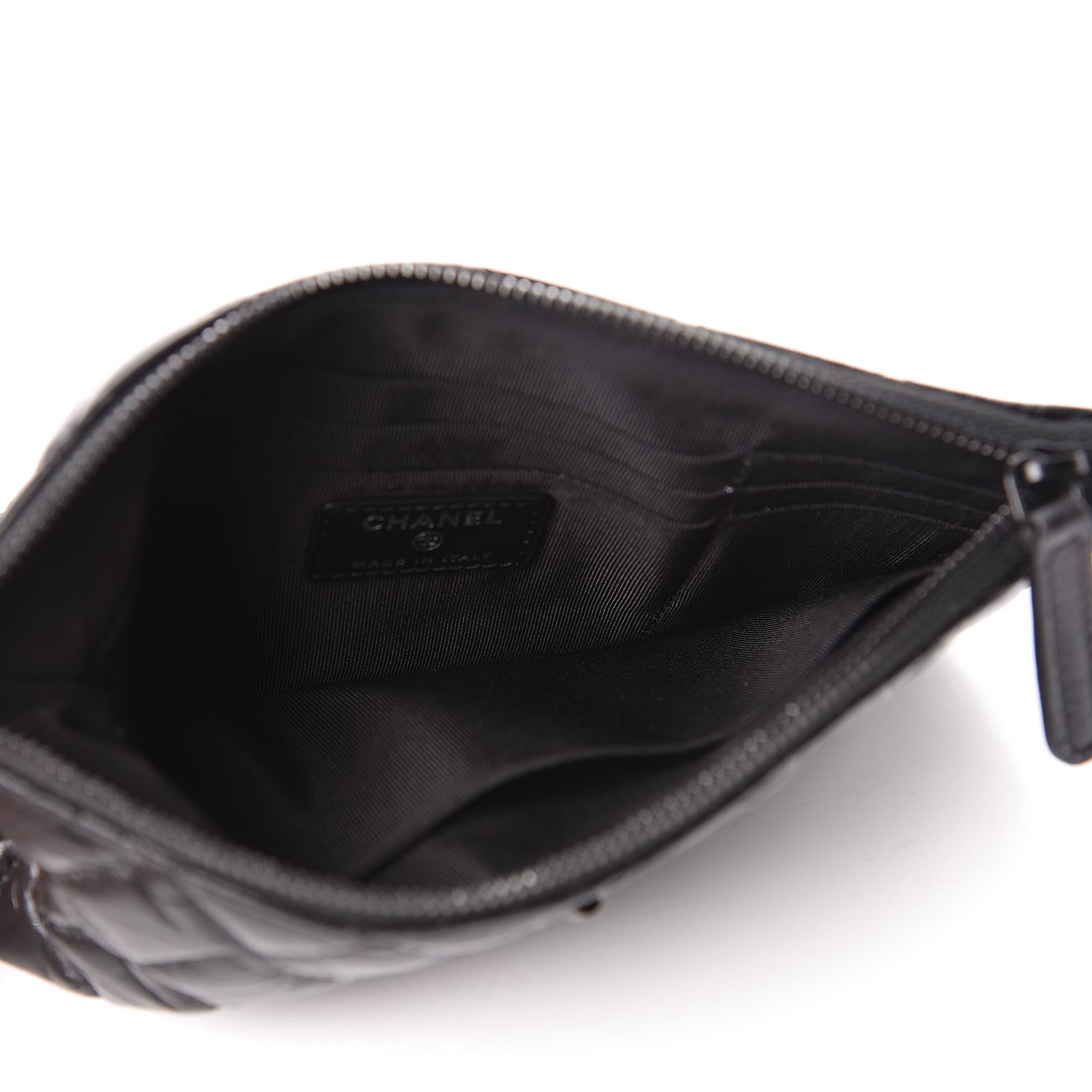 Chanel Aged Calfskin Quilted Medium Reissue Cosmetic Case So Black 4 of 8