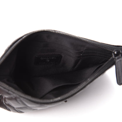 Chanel Aged Calfskin Quilted Medium Reissue Cosmetic Case So Black 4 of 8