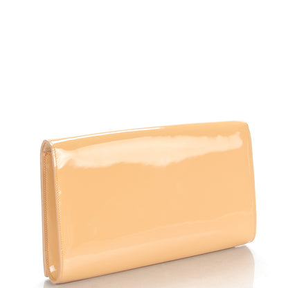 Saint Laurent Patent Calfskin Large Belle De Jour Clutch Nude 3 of 7