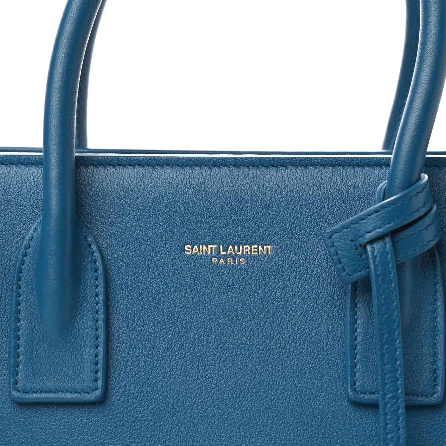 Saint Laurent Calfskin Baby Sac De Jour Indigo 9 of 10