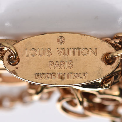 Louis Vuitton Brass Flower Full Bracelet Gold 4 of 6