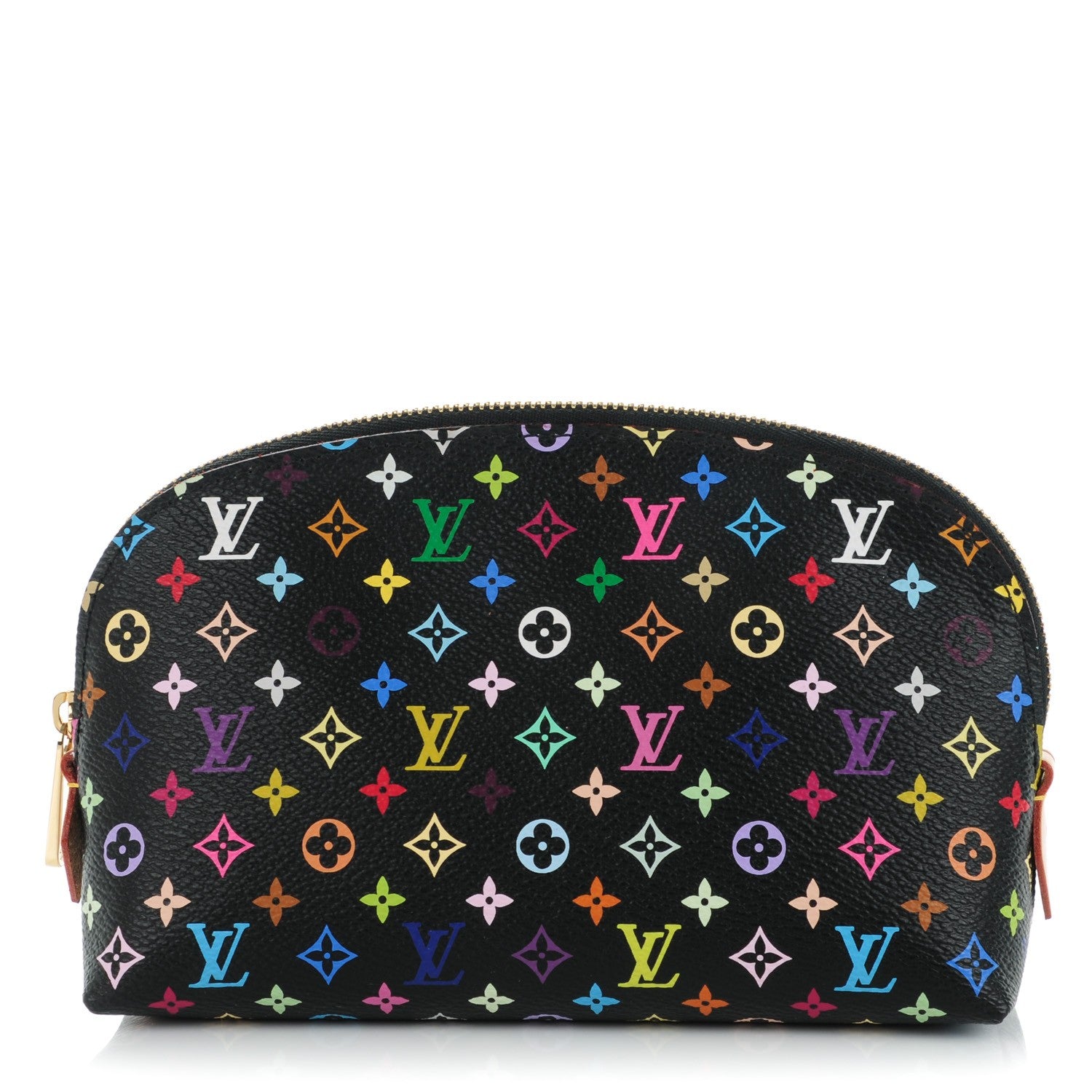 Louis Vuitton Monogram Multicolor Cosmetic Pouch Black Grenade 1 of 7