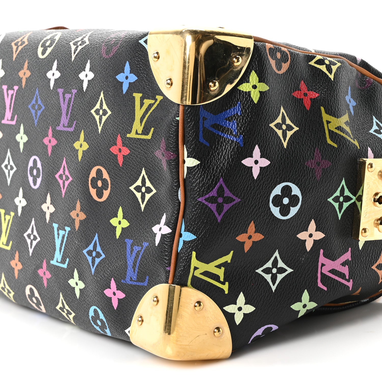 Louis Vuitton モノグラム SPEEDY30 Louis Vuitton Monogram Multicolor Speedy 30 Black 1890928