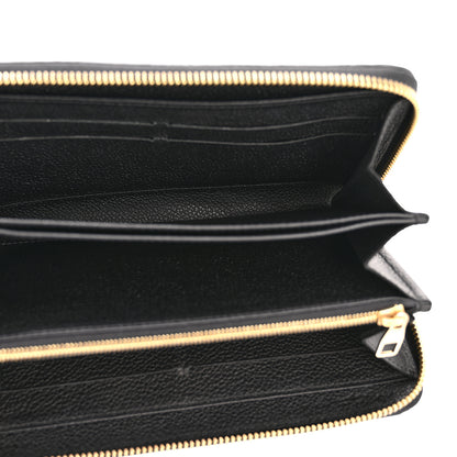 Louis Vuitton Empreinte Zippy Wallet Black 5 of 10