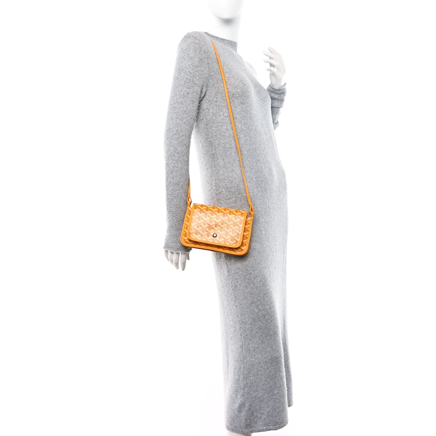 Goyard Goyardine Plumet Wallet Clutch Yellow 2 of 9