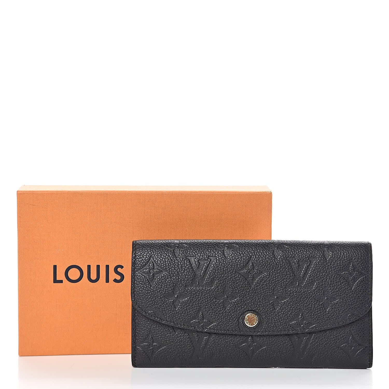 Louis Vuitton Empreinte Emilie Wallet Black Dune 7 of 7