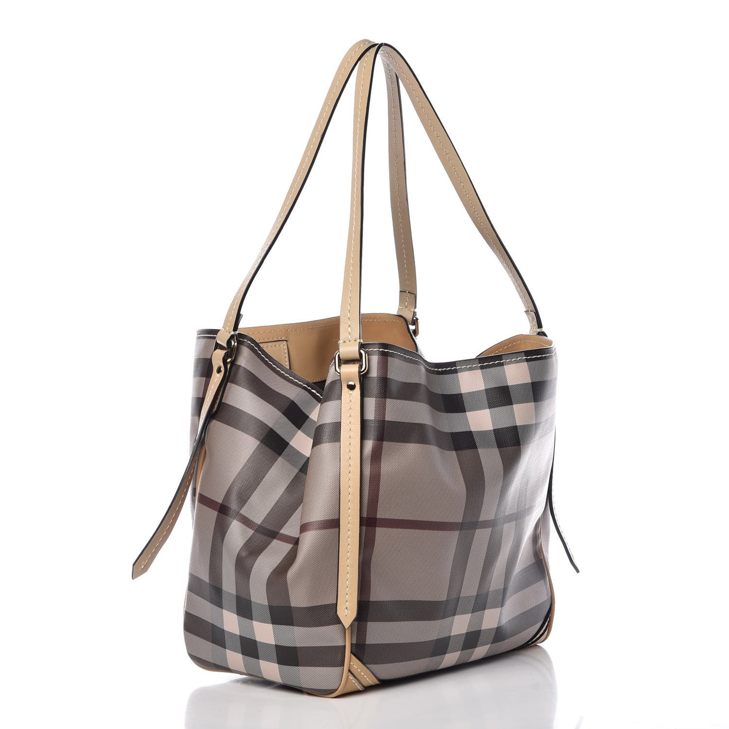 Smoked Check Small Canterbury Tote Trench