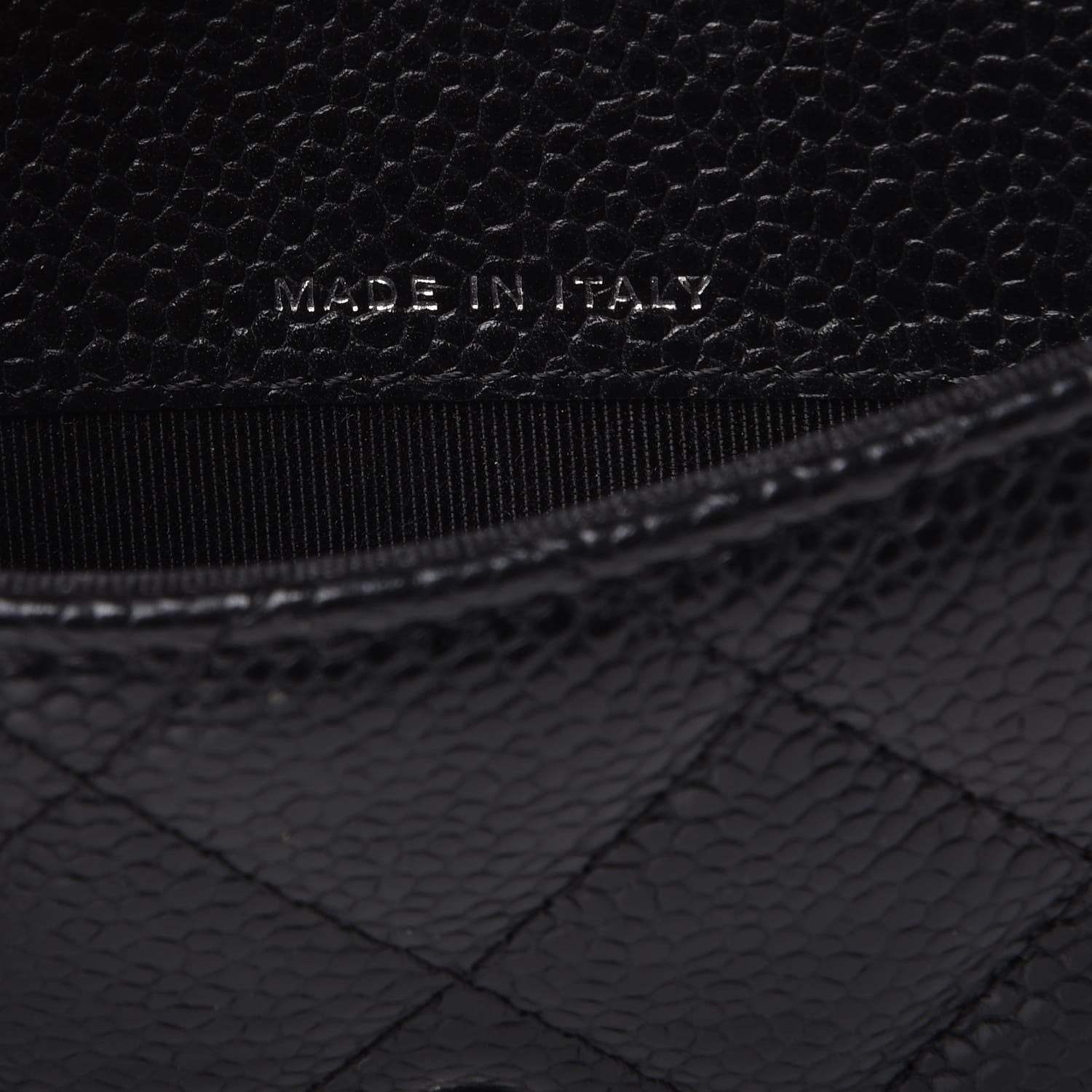 Chanel Caviar Quilted Small Flap Wallet Black 5 of 7