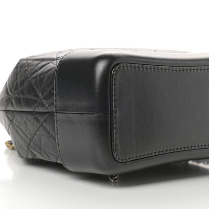 Chanel Aged Calfskin Quilted Small Gabrielle Backpack Black 9 of 14