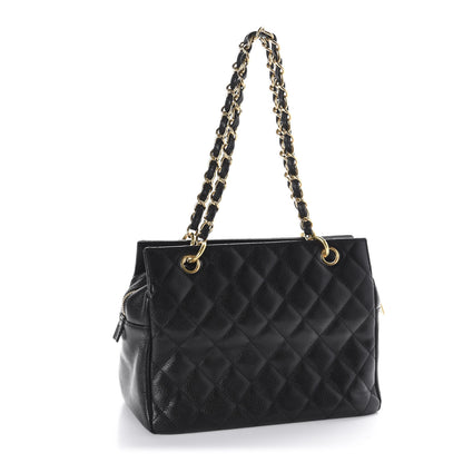 Chanel Caviar Quilted Petit Timeless Tote PTT Black 3 of 9