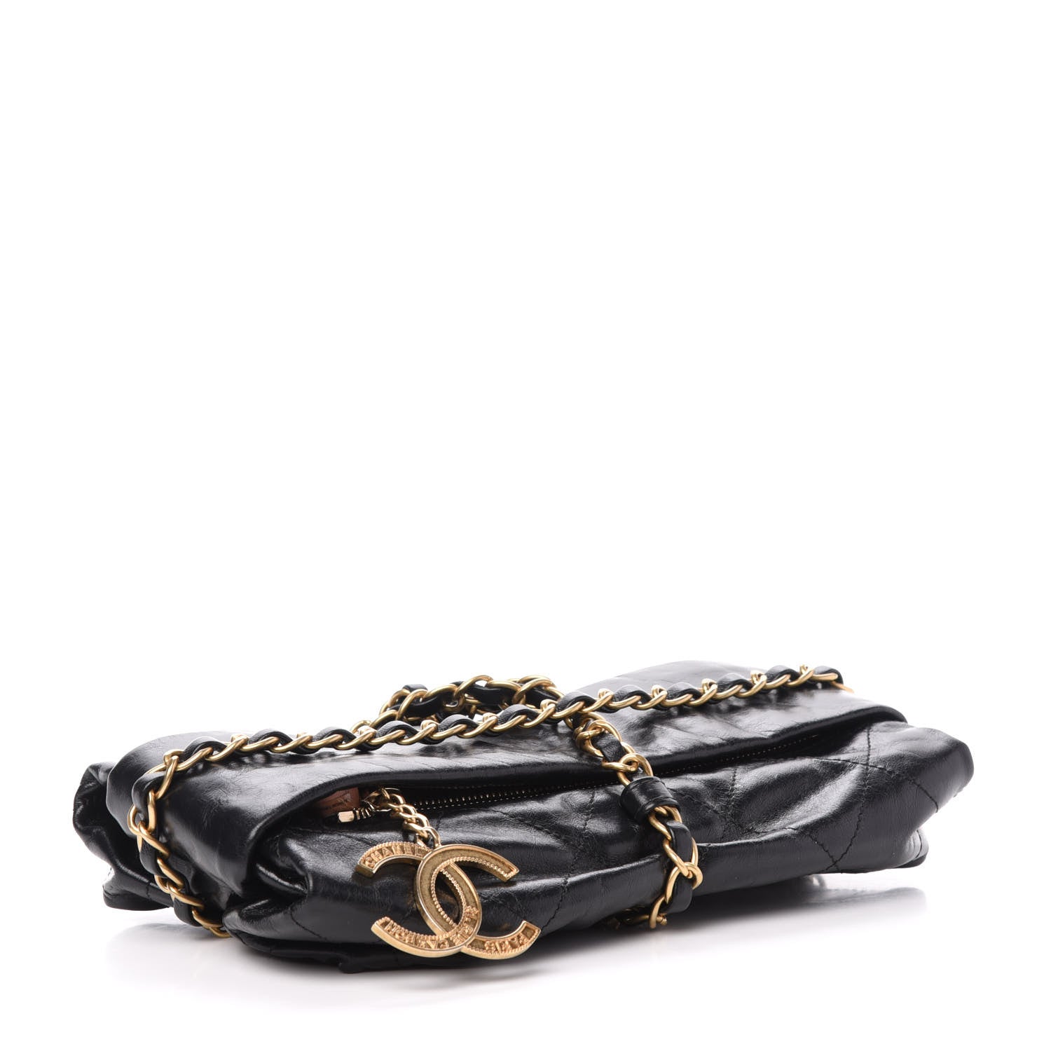 Chanel Calfskin Quilted Baluchon Black 4 of 13