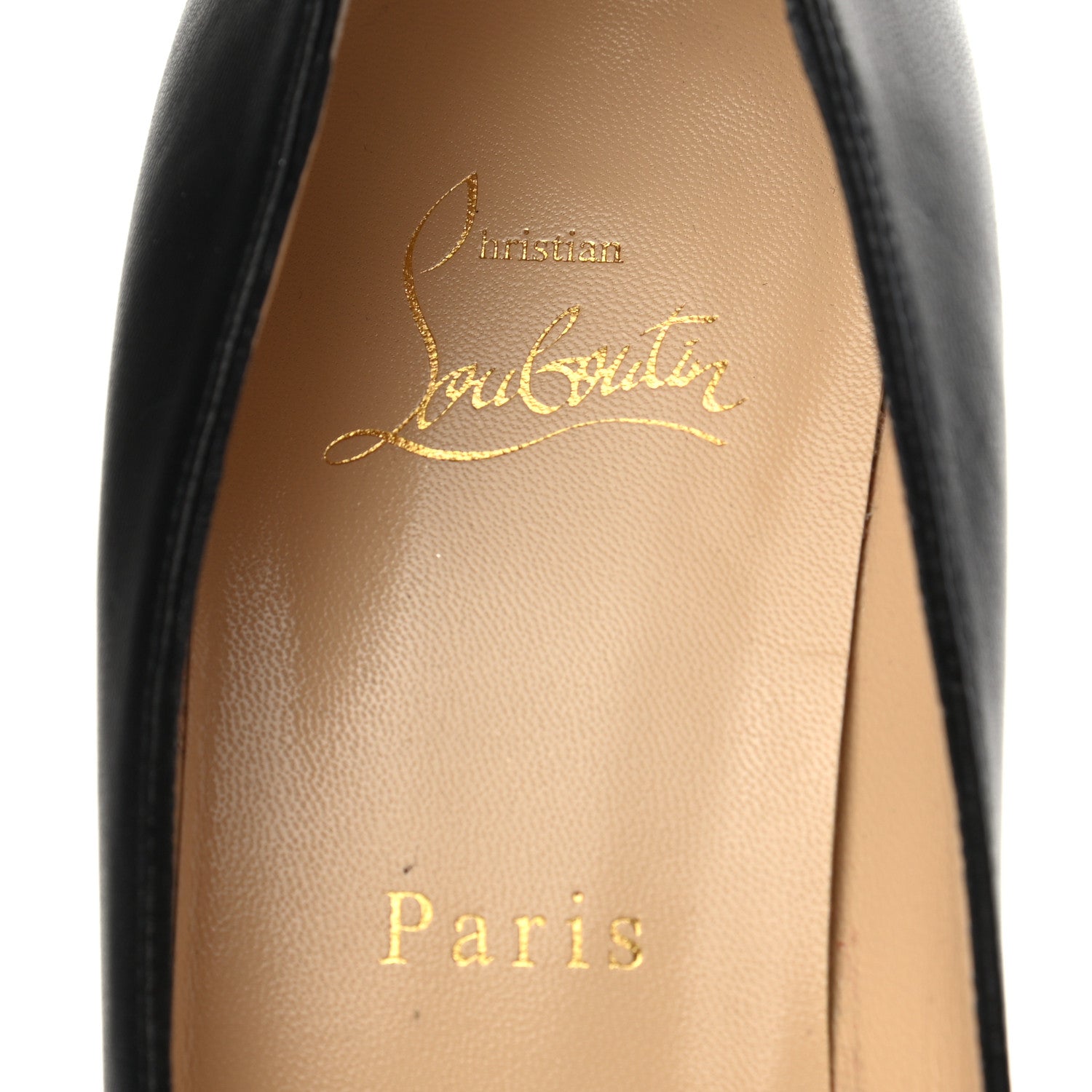 Christian Louboutin Nappa Kabetts 100 Pumps 39 Black Lucido 6 of 11