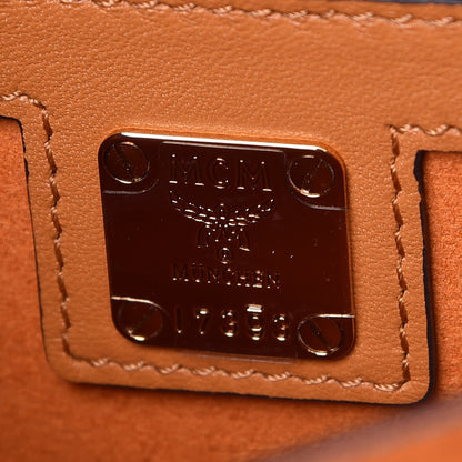 MCM Visetos Patricia Crossbody Bag Cognac 6 of 7