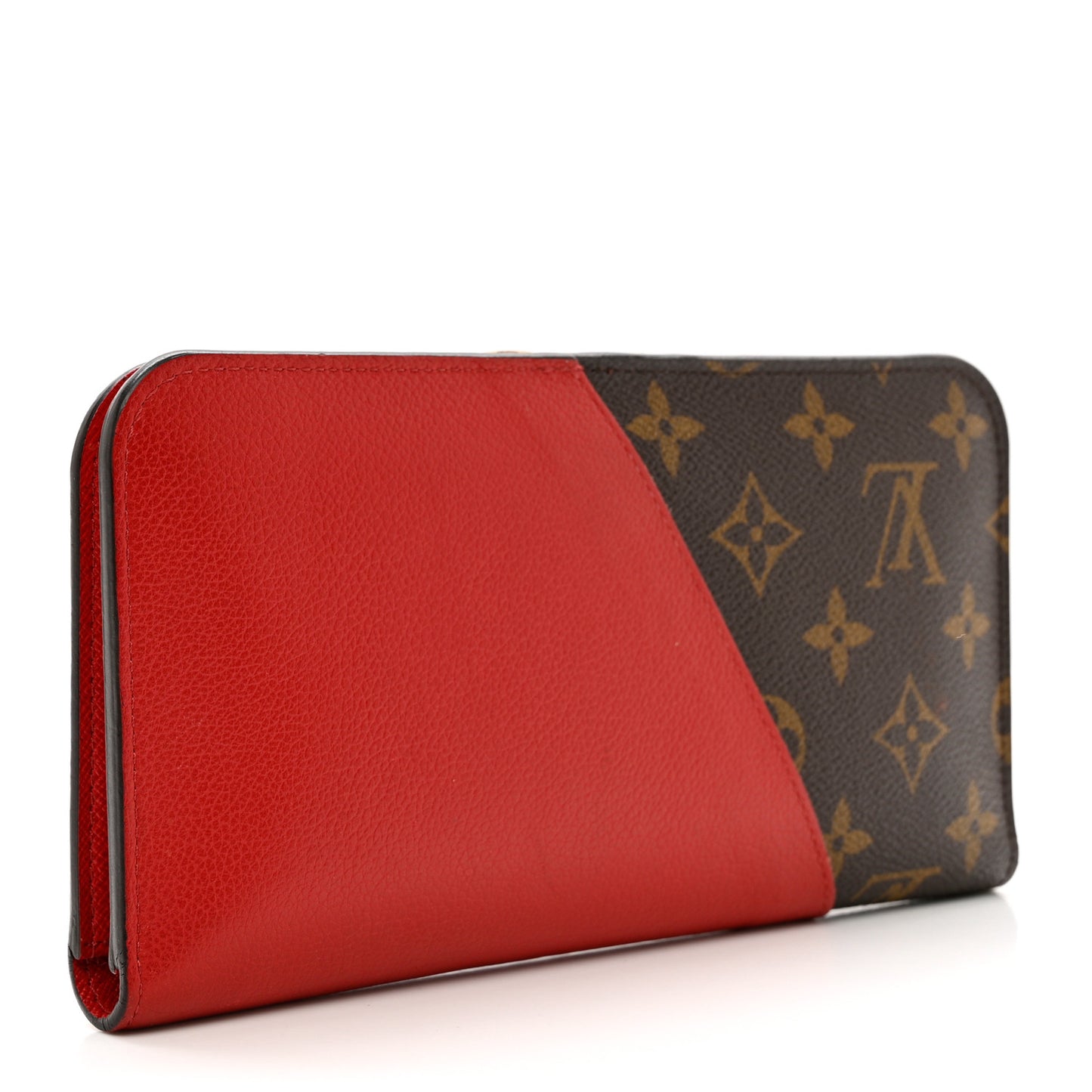 Monogram Calfskin Kimono Wallet Cherry