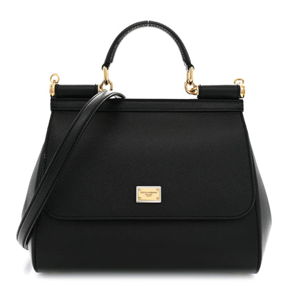 Dolce & Gabbana Dauphine Small Miss Sicily Satchel Black 1 of 10
