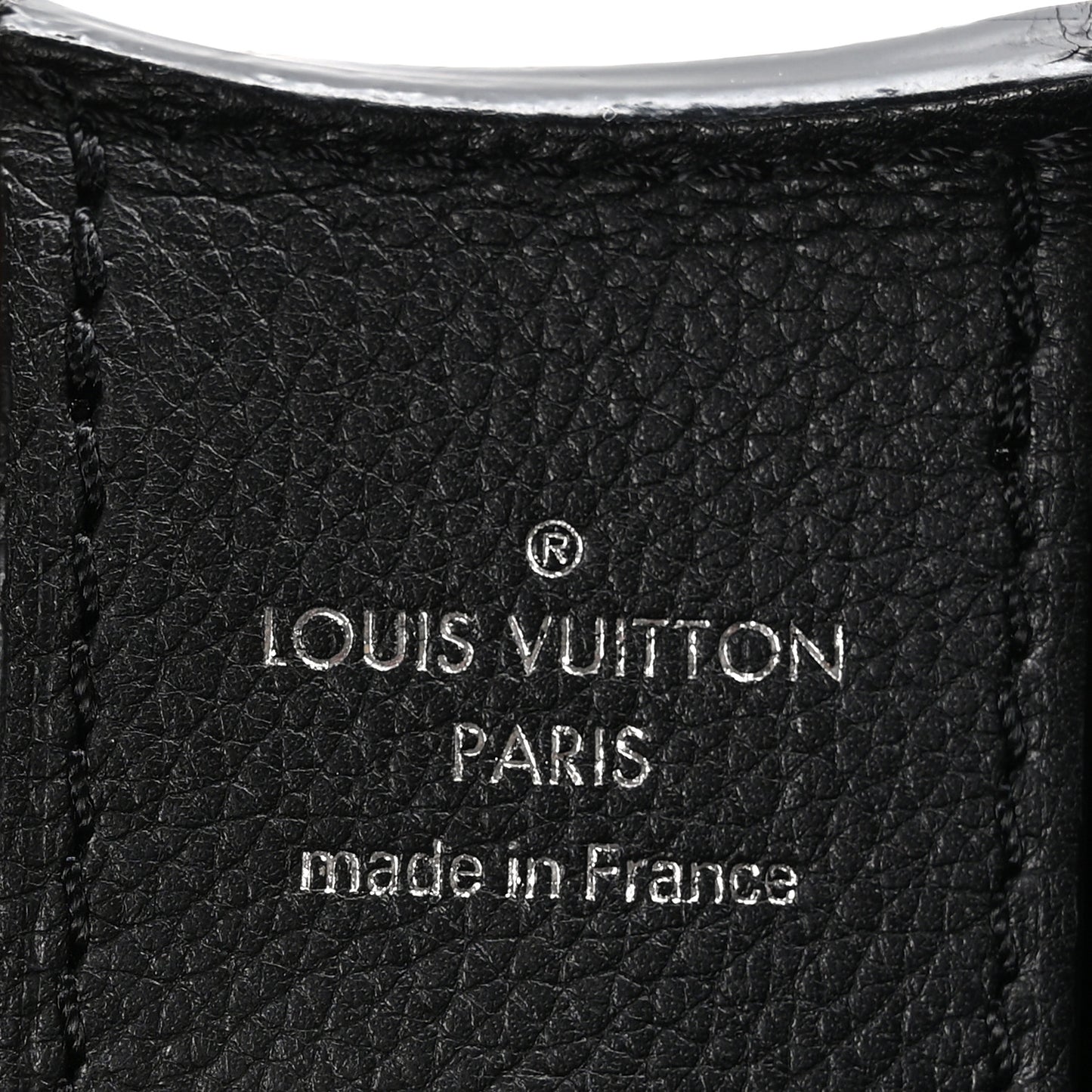 LOUIS VUITTON Calfskin Lockme Hobo Black