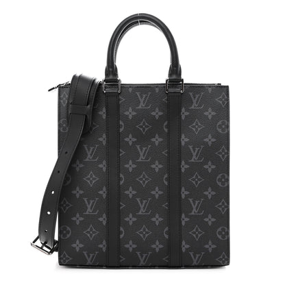 Louis Vuitton Monogram Eclipse Sac Plat Cross 1 of 9