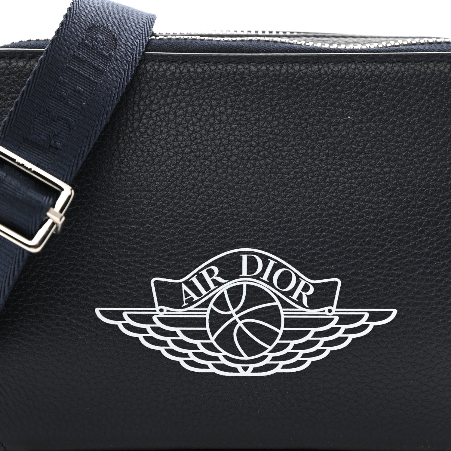 Christian Dior X AIR JORDAN Grained Calfskin Crossbody Blue 11 of 11