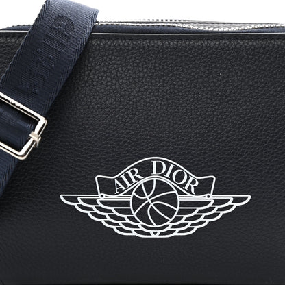 Christian Dior X AIR JORDAN Grained Calfskin Crossbody Blue 11 of 11