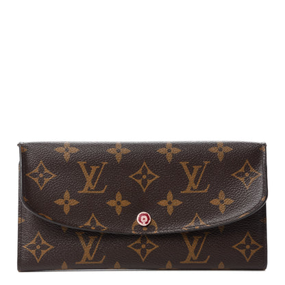 Louis Vuitton Monogram Emilie Wallet Fuchsia 1 of 8