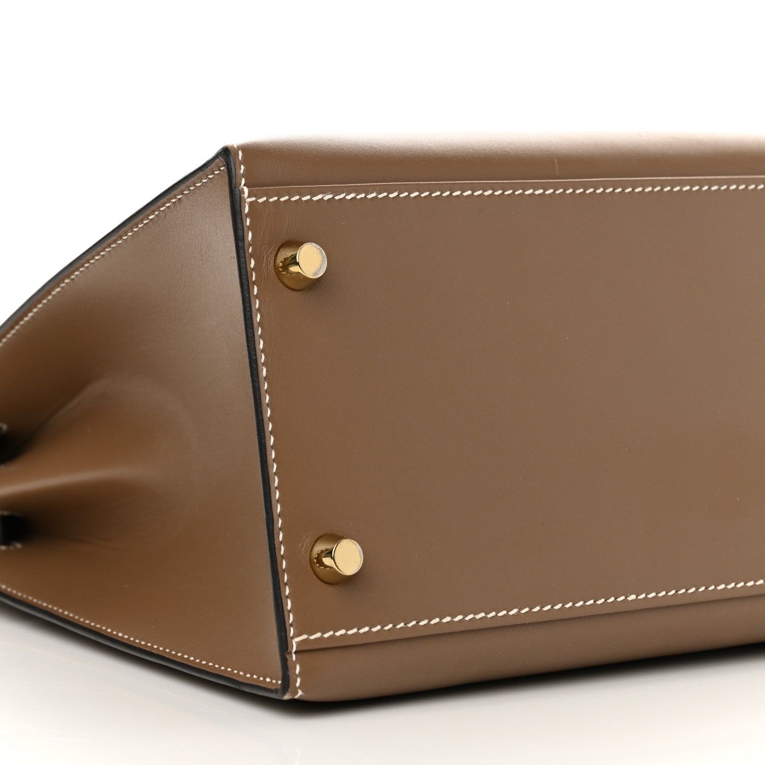 Hermes Tadelakt Sellier Kelly 32 Etoupe 9 of 14