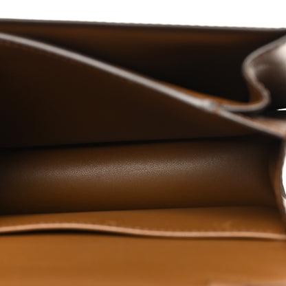 Celine Box Calfskin Teen Classic Box Flap Bag Camel 5 of 10