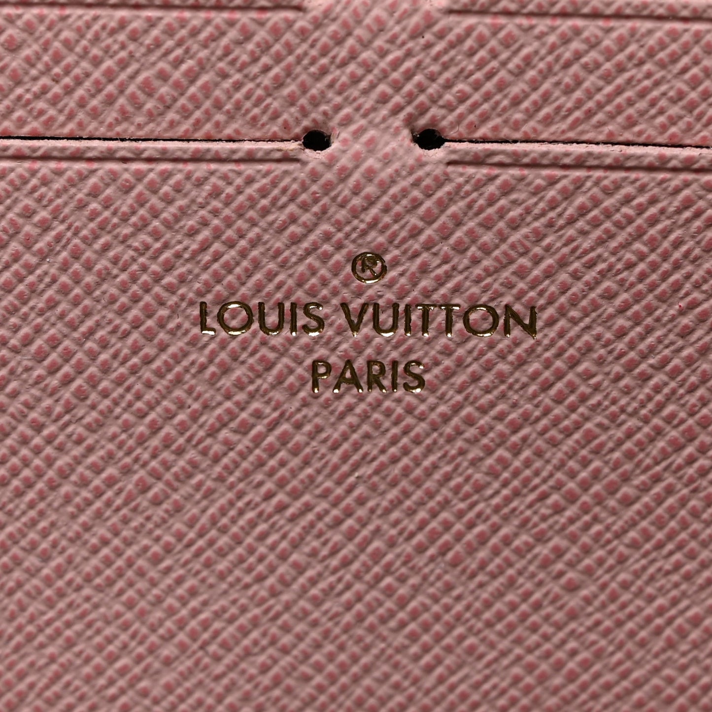 Monogram Clemence Wallet Rose Ballerine