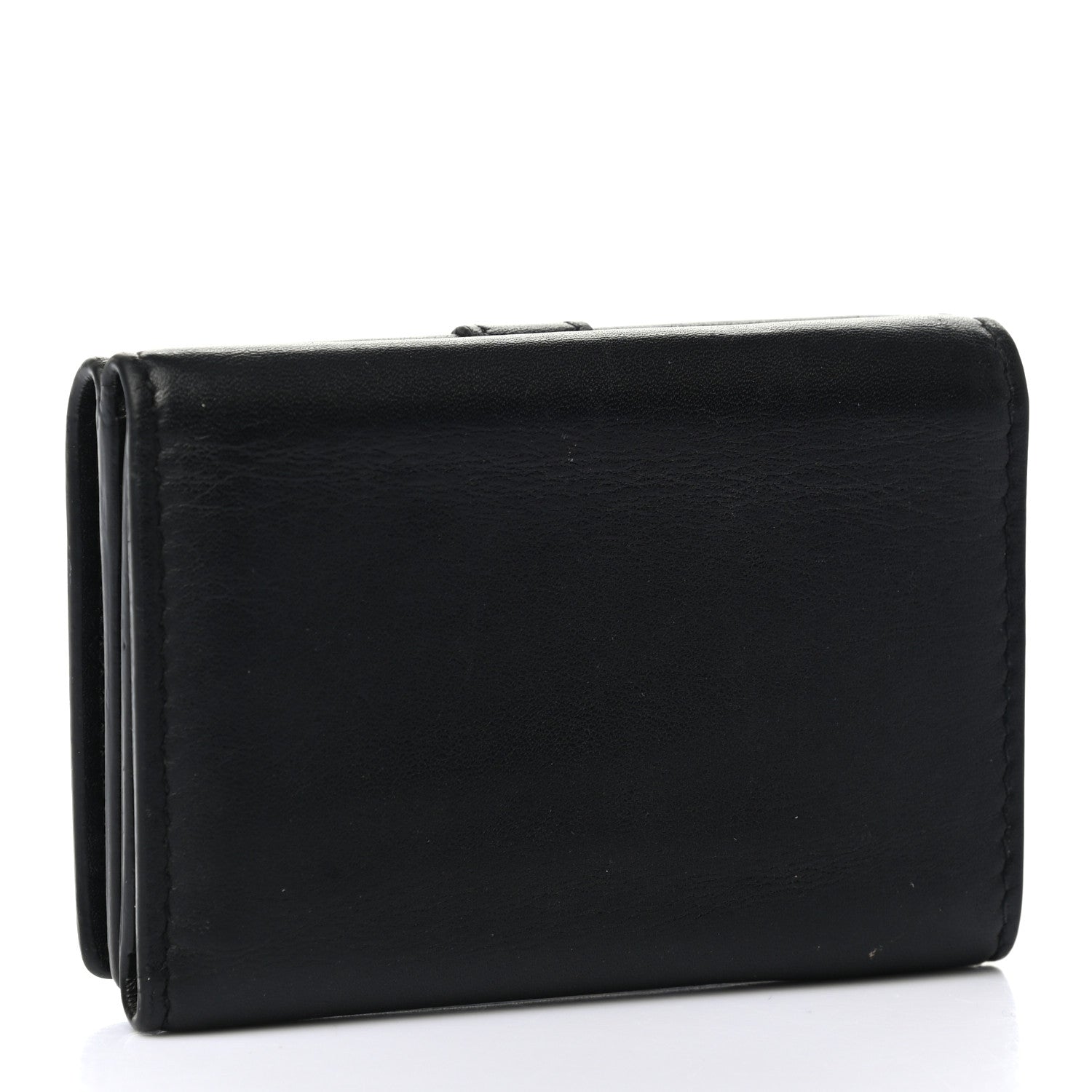 Saint Laurent Smooth Calfskin Monogram Tiny Line Wallet Black 3 of 9