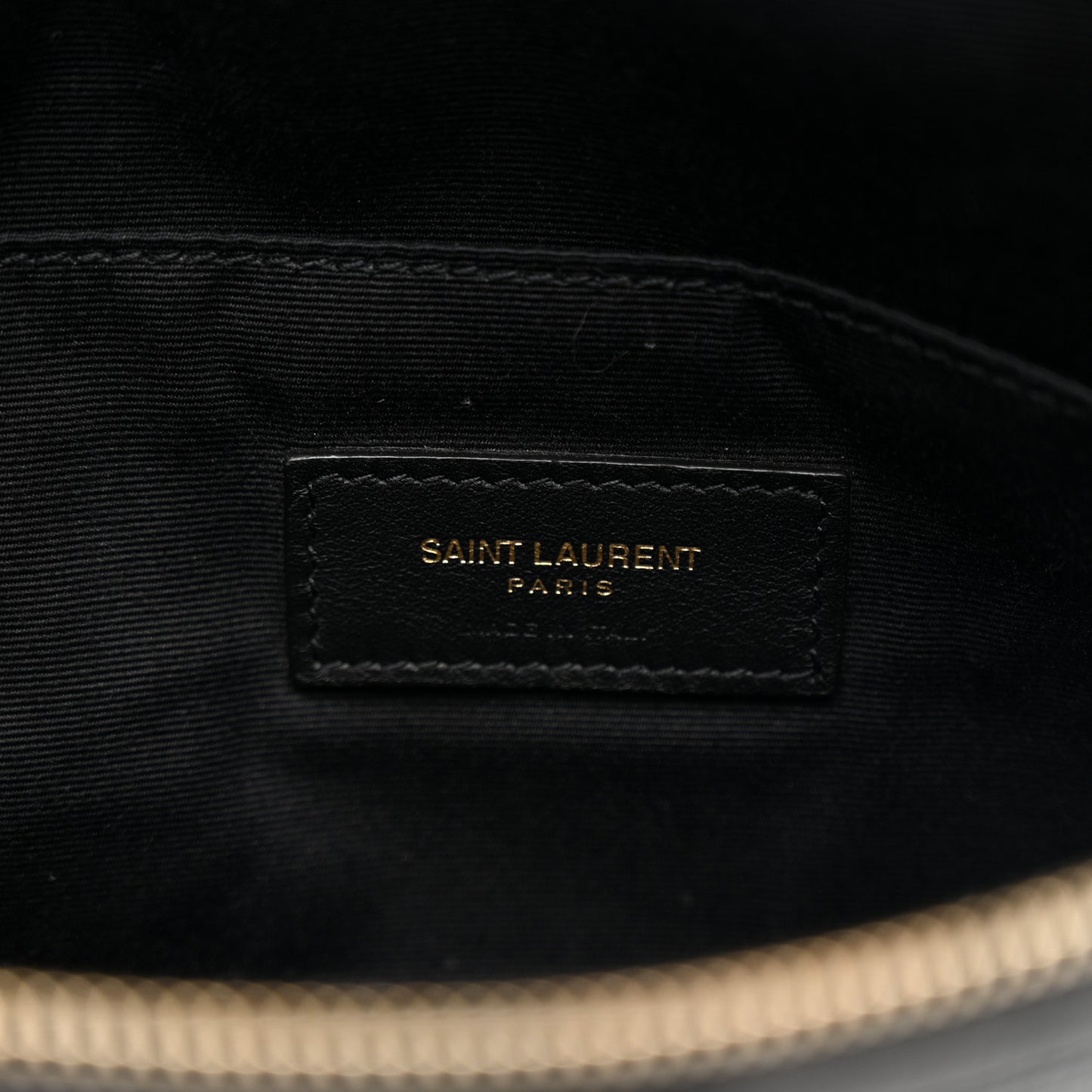 Grain De Poudre Monogram Belt Bag Black