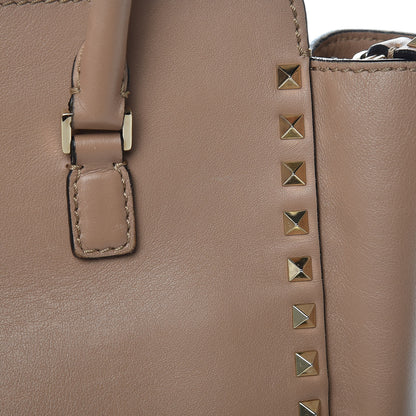 Valentino Garavani Vitello Rockstud Double Handle Tote Alpaca 11 of 14