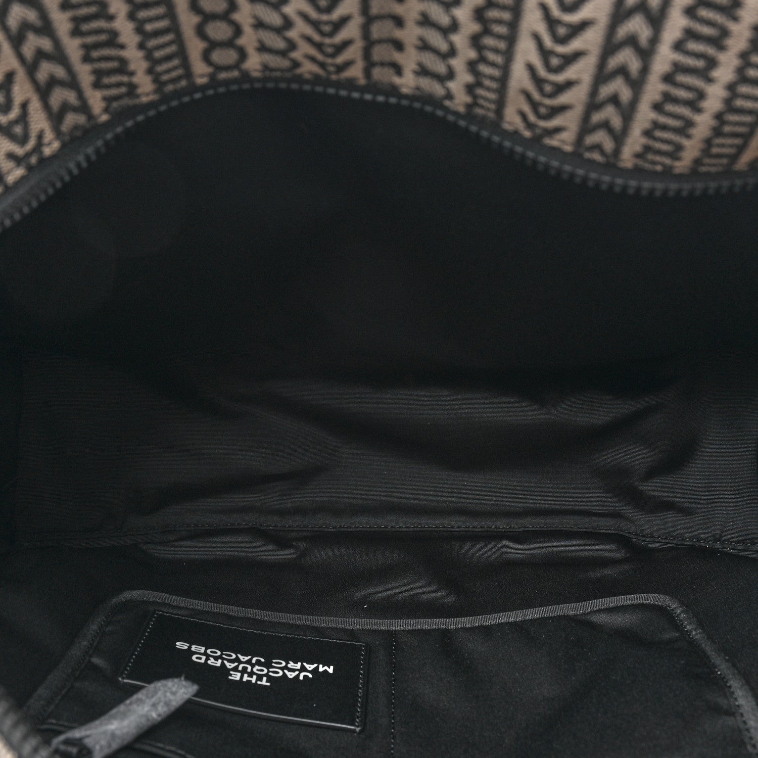 Marc Jacobs Cotton Jacquard Monogram Large The Traveler Tote Bag Beige Multicolor 5 of 8