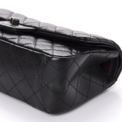 Chanel Aged Calfskin Quilted 2.55 Reissue 225 Flap Black 7 of 10