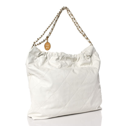 Chanel Calfskin Quilted Chanel 22 White 3 of 9