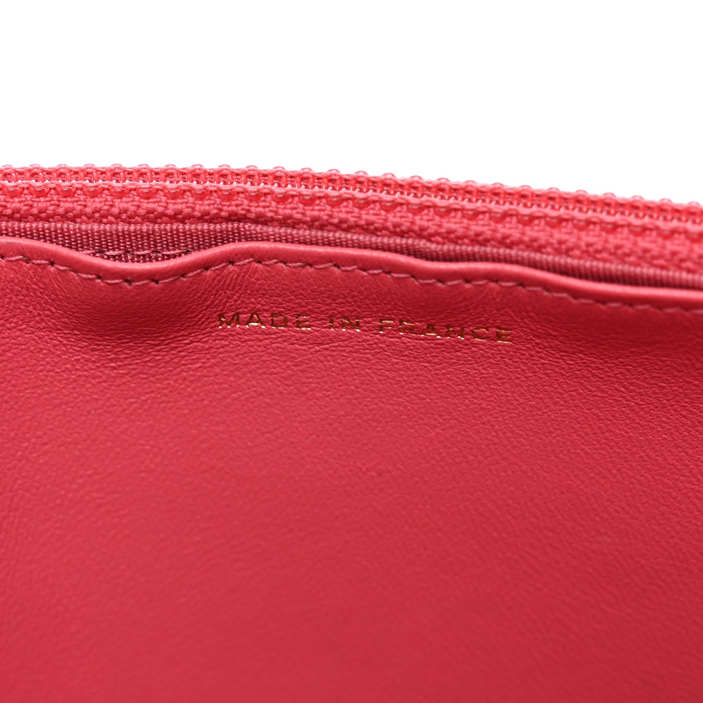 Lambskin Quilted Boy Wallet On Chain WOC Pink