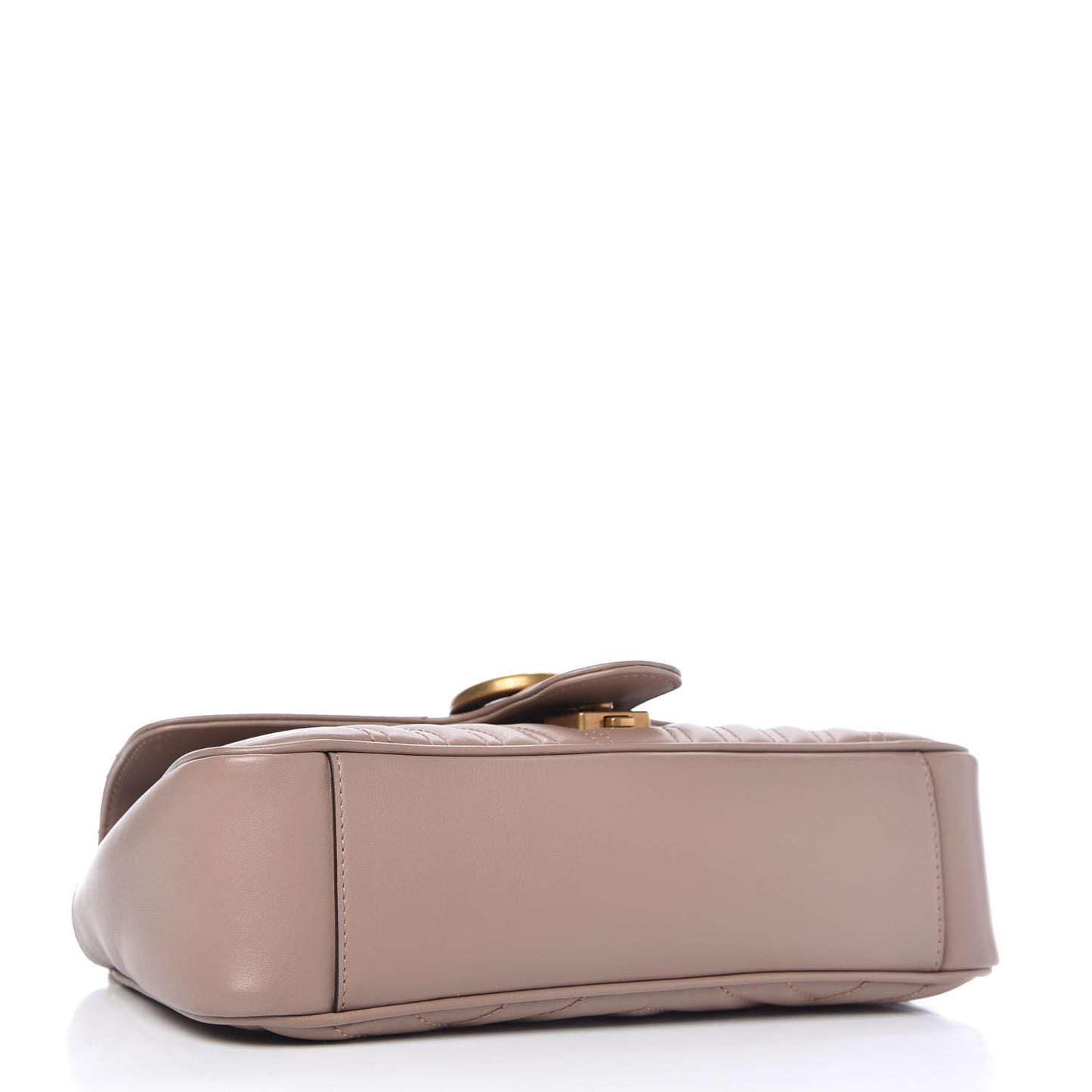 Calfskin Matelasse Small GG Marmont Shoulder Bag Porcelain Rose