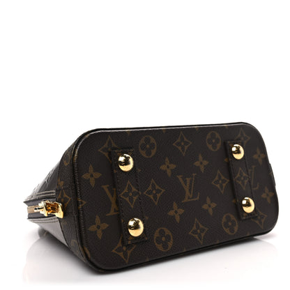 Louis Vuitton Vernis Monogram Alma BB Taupe Metallise 4 of 7