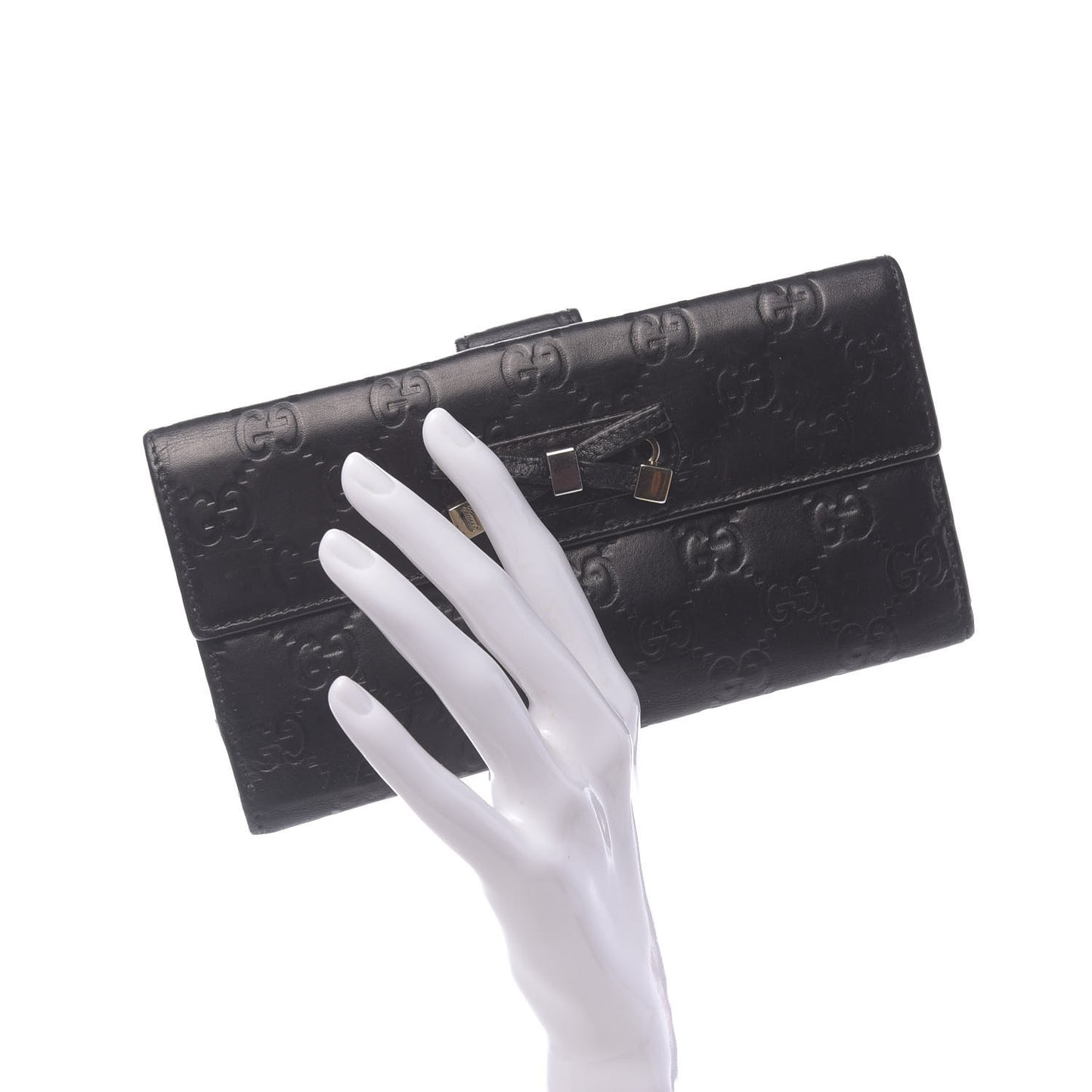 Guccissima Princy Continental Wallet Black
