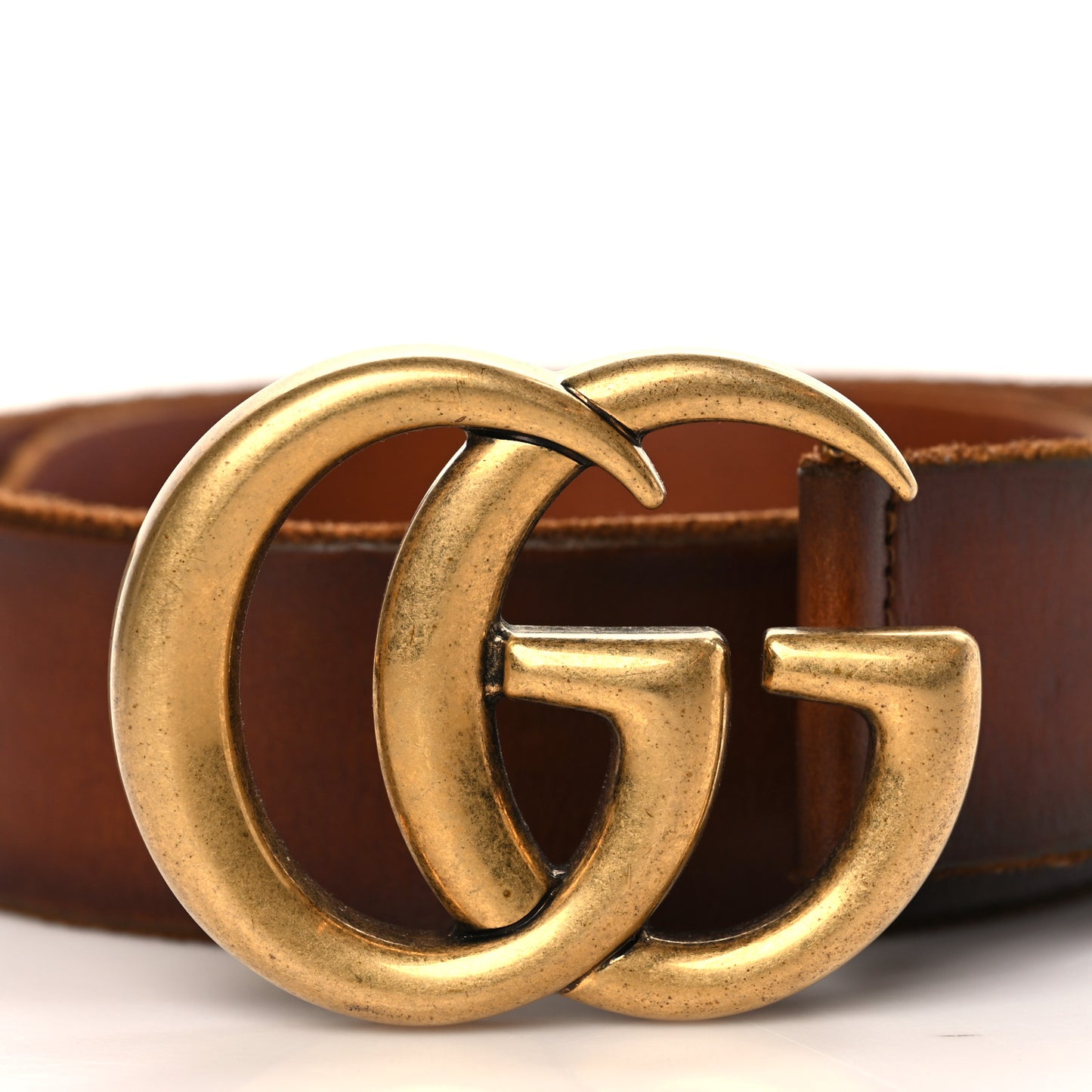 Faded Calfskin Double G 40mm Belt 95 38 Cuir