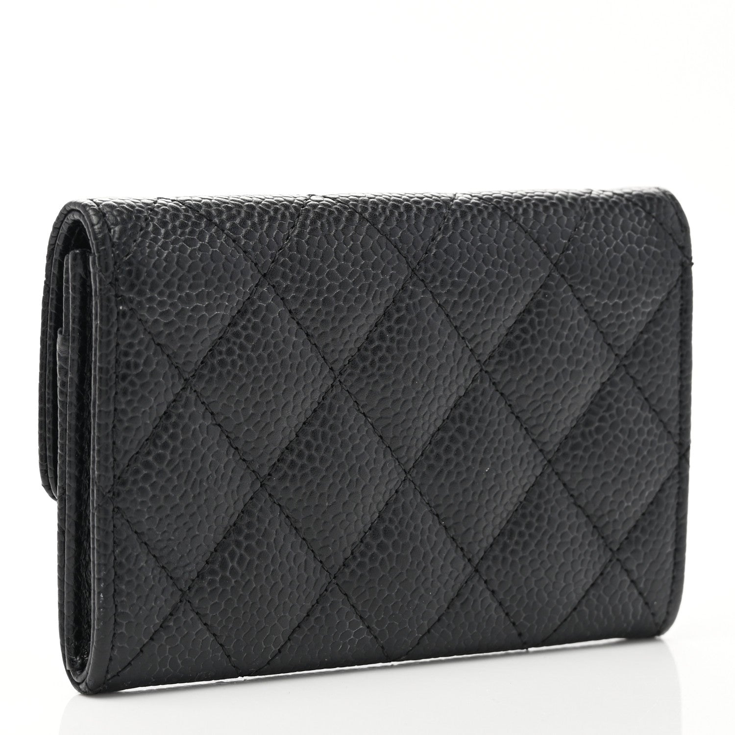 Chanel Caviar Quilted Flap Card Holder Black 3 of 7
