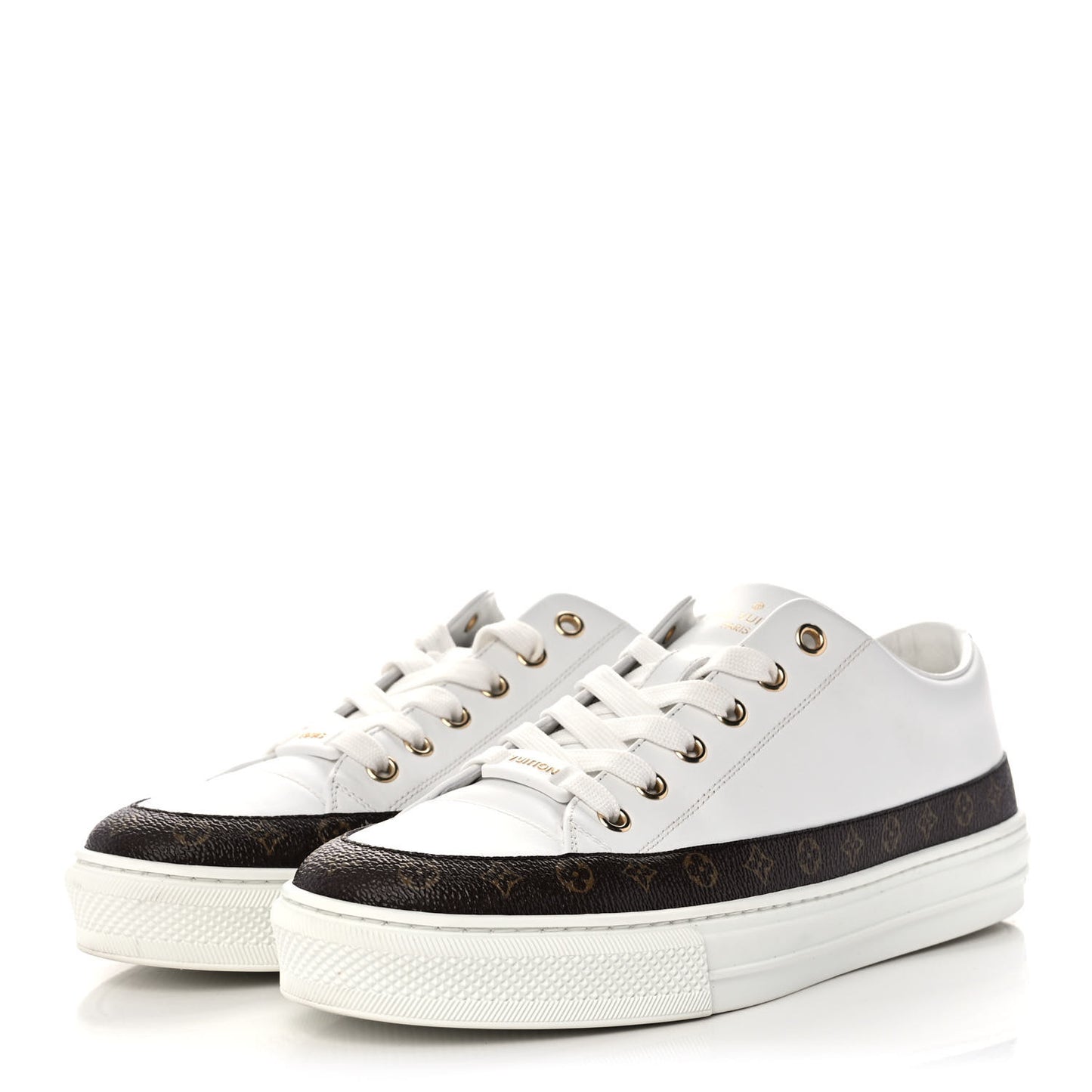 Monogram Womens Stellar Sneakers 39 White