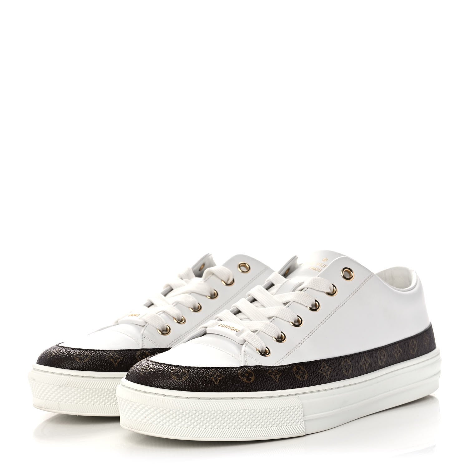 Louis Vuitton Monogram Womens Stellar Sneakers 39 White 3 of 10
