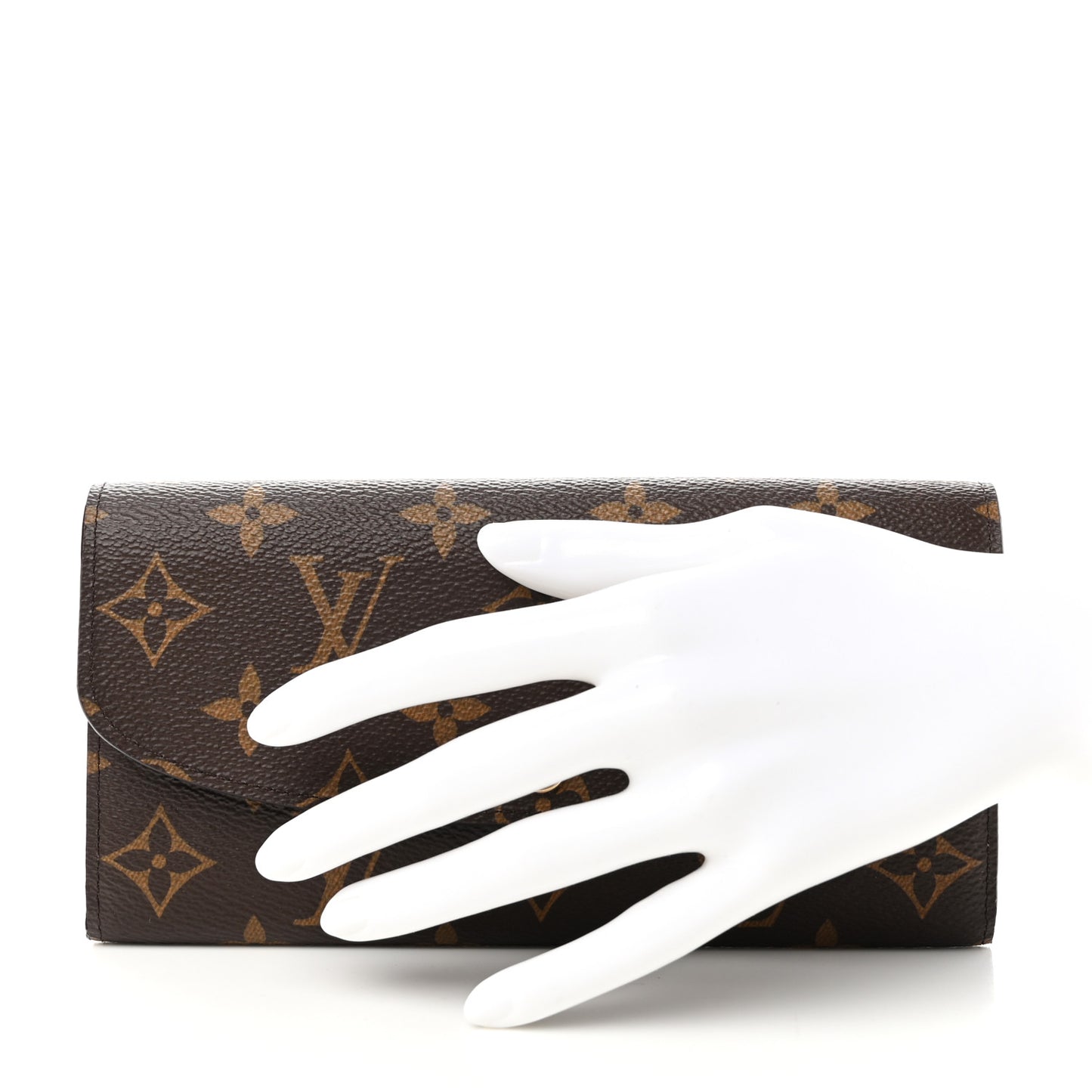 LOUIS VUITTON Monogram Emilie Wallet Fuchsia