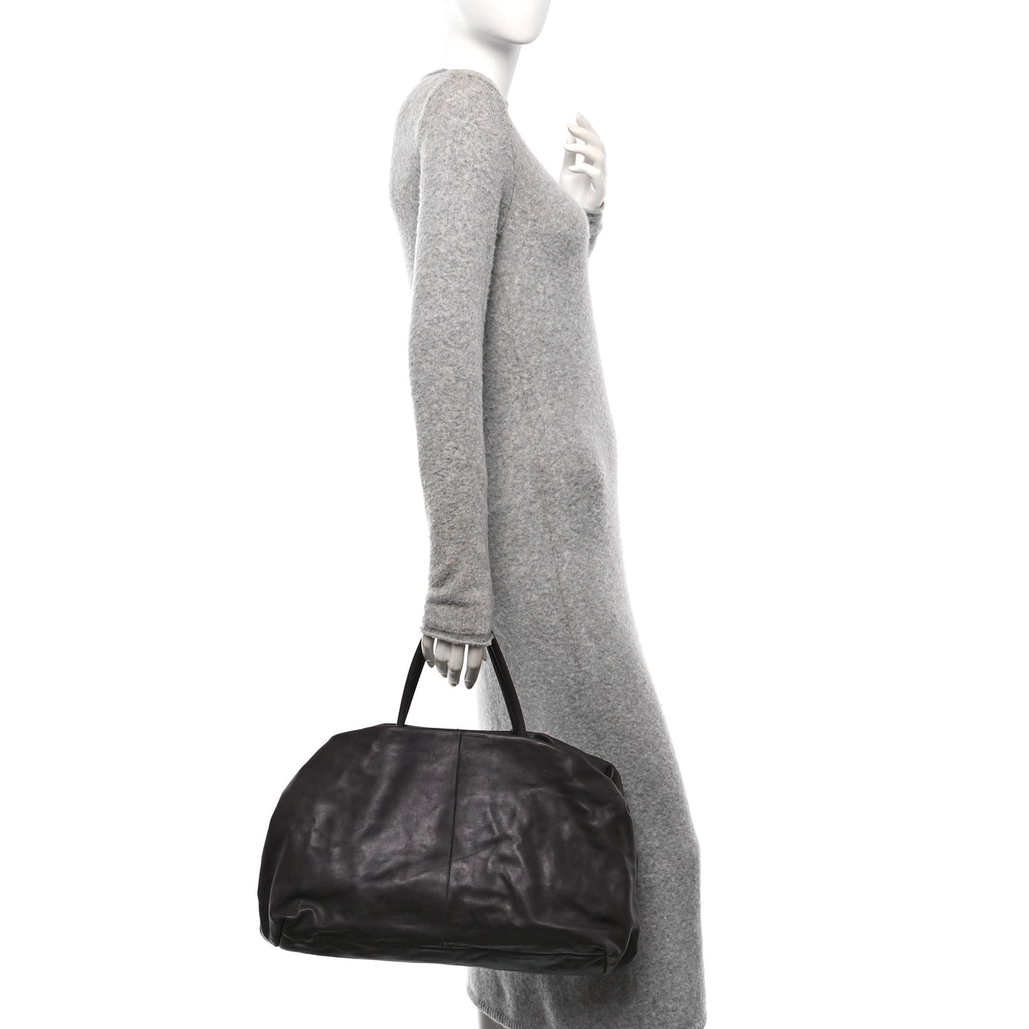 Nappa Elio Bourse Bag Wood Brown