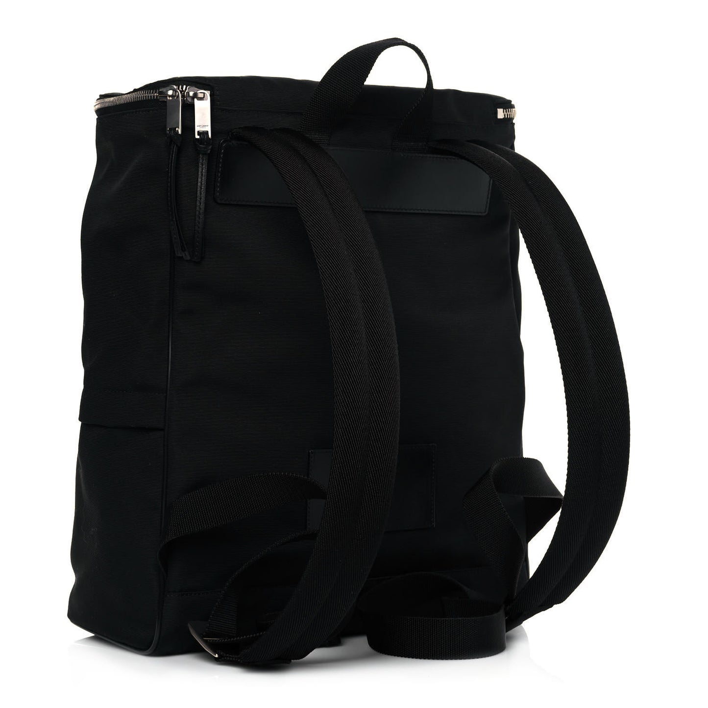 Canvas Calfskin Sid Backpack Black