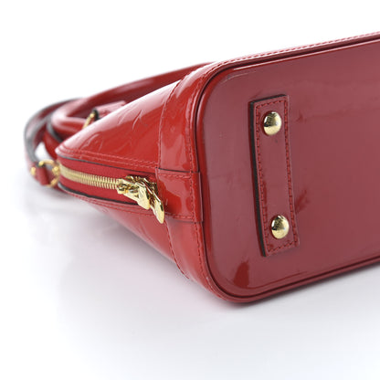 Louis Vuitton Vernis Alma BB Cherry 6 of 10