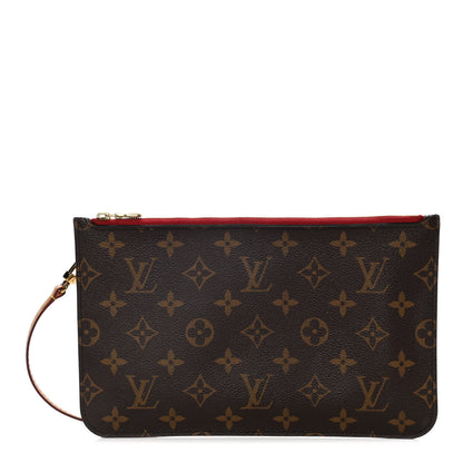 Louis Vuitton Monogram Neverfull MM GM Pochette Cherry 1 of 15
