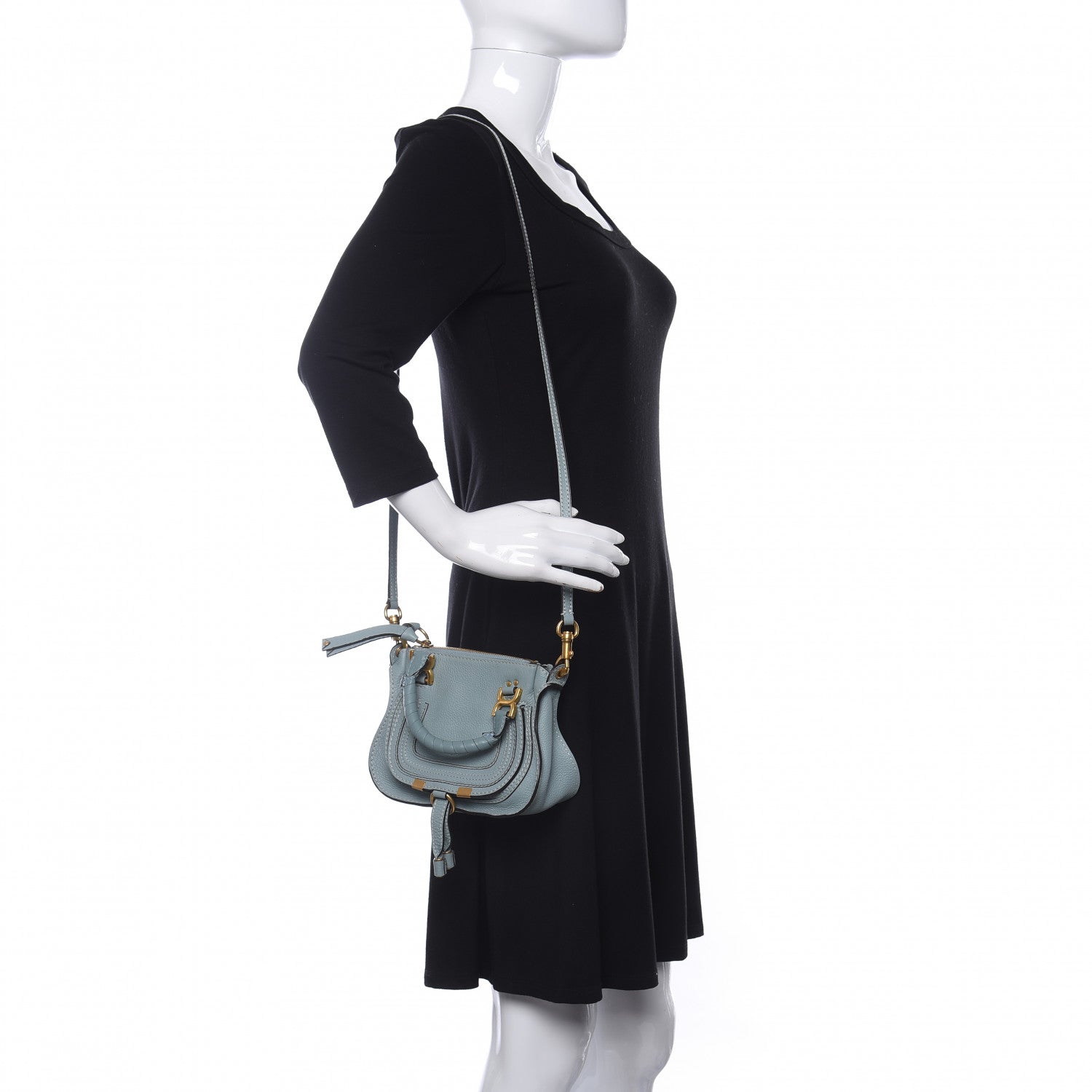 Chloe Calfskin Mini Marcie Satchel Fresh Mint 2 of 9