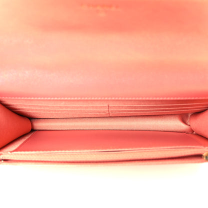 Chanel Iridescent Calfskin Quilted Chanel 19 Wallet On Chain WOC Pink 5 of 12