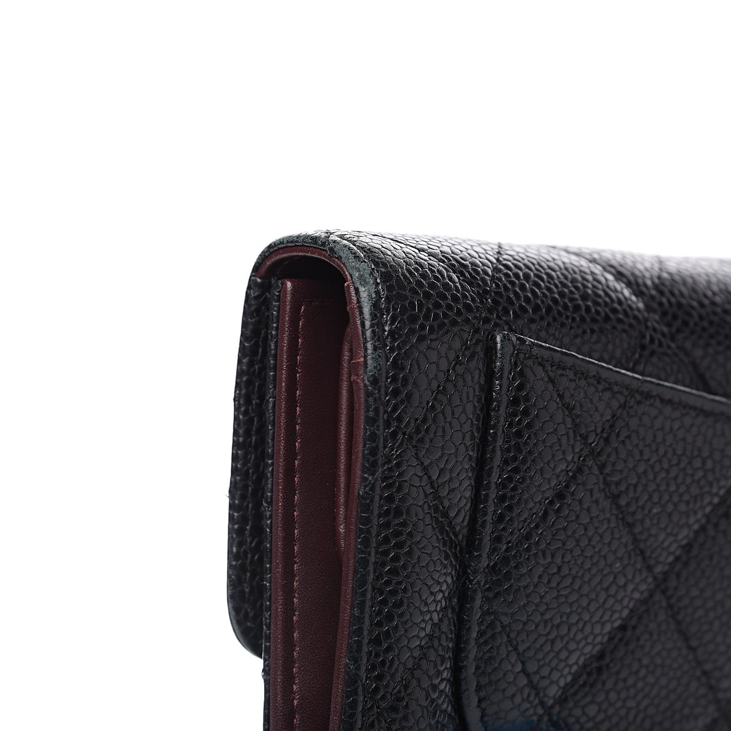 Chanel Caviar Quilted Large Flap Wallet Black 4 of 14
