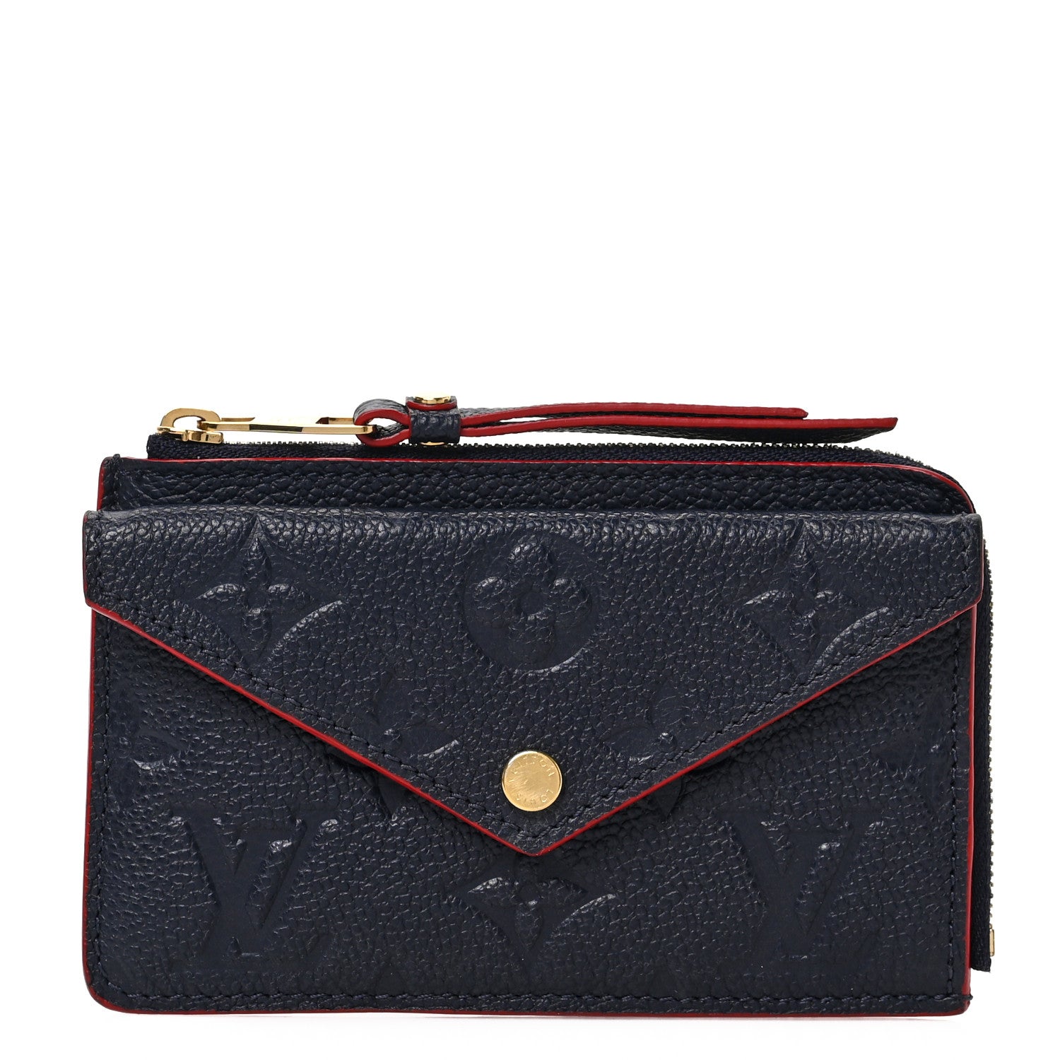 Louis Vuitton Empreinte Recto Verso Card Holder Marine Rouge 1 of 6